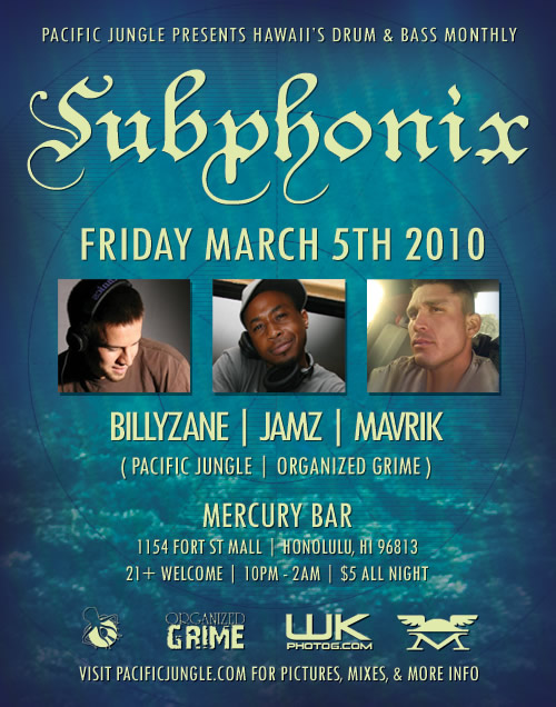 March 5th 2010 Subphonix Flyer<br />